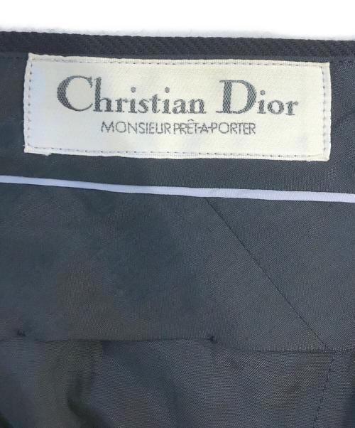 Christian Dior MONSIEUR（クリスチャンディオールムッシュ）Christian Dior MONSIEUR (クリスチャンディオールムッシュ) スラックス ブラック サイズ:胴囲82の古着・服飾アイテム