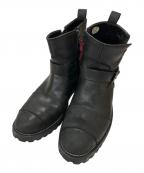 DEGNERデグナー）の古着「レザーエンジニアブーツ」｜ブラック