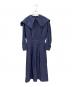 DRAWER（ドゥロワー）の古着「セーラーカラーロングワンピース」｜インディゴ