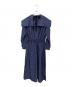 DRAWER (ドゥロワー) セーラーカラーロングワンピース インディゴ サイズ:36：25000円