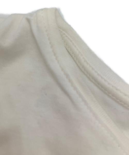 DRAWER（ドゥロワー）Drawer (ドゥロワー) コットンレースクルーネックTシャツ ホワイト サイズ:Freeの古着・服飾アイテム