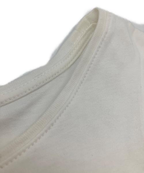 DRAWER（ドゥロワー）Drawer (ドゥロワー) コットンレースクルーネックTシャツ ホワイト サイズ:Freeの古着・服飾アイテム