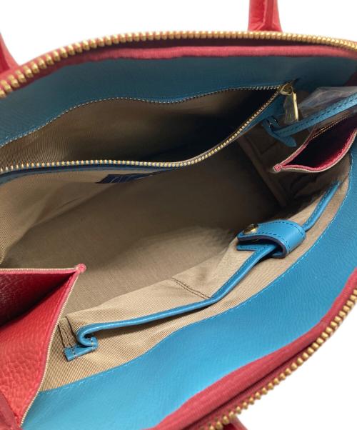 A.D.M.J.（エーディーエムジェイ）A.D.M.J. (エーディーエムジェイ) ハンドバッグ レッドの古着・服飾アイテム