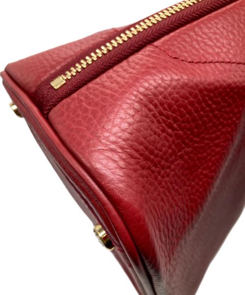 A.D.M.J.（エーディーエムジェイ）A.D.M.J. (エーディーエムジェイ) ハンドバッグ レッドの古着・服飾アイテム