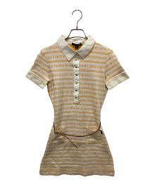 LOUIS VUITTON（ルイ ヴィトン）の古着「ポロシャツワンピース」｜オレンジ