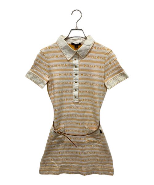 LOUIS VUITTON（ルイ ヴィトン）LOUIS VUITTON (ルイ ヴィトン) ポロシャツワンピース オレンジ サイズ:34の古着・服飾アイテム