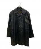 Wind Armorウィンドアーマー）の古着「ラムレザージャケット」｜ブラック