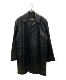 Wind Armor（ウィンドアーマー）の古着「ラムレザージャケット」｜ブラック