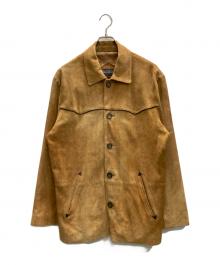 Wind Armor（ウィンドアーマー）の古着「ゴートレザージャケット」｜ブラウン