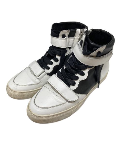 LAD MUSICIAN（ラッドミュージシャン）LAD MUSICIAN (ラッドミュージシャン) ハイカットスニーカー ホワイト サイズ:42の古着・服飾アイテム