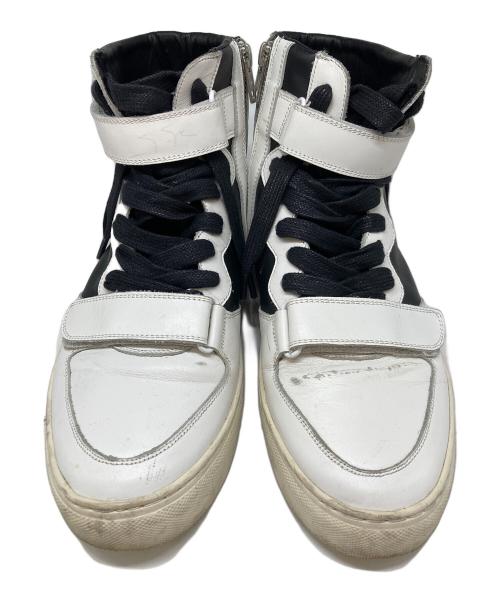 LAD MUSICIAN（ラッドミュージシャン）LAD MUSICIAN (ラッドミュージシャン) ハイカットスニーカー ホワイト サイズ:42の古着・服飾アイテム