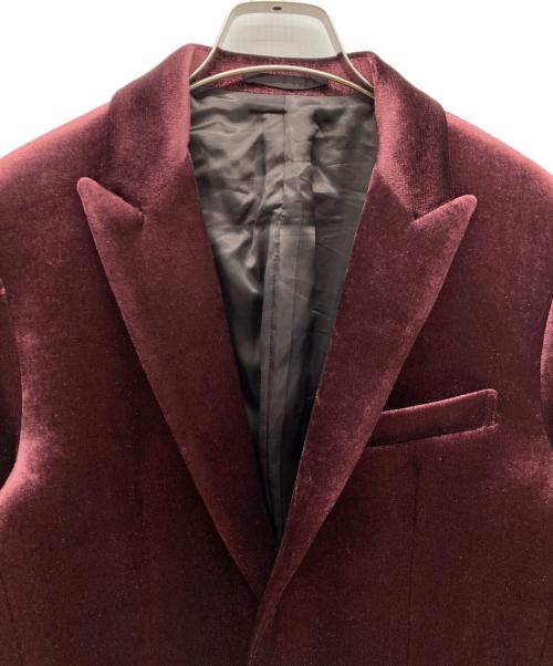 TORNADO MART（トルネードマート）TORNADO MART (トルネードマート) ベルベットジャケット ボルドー サイズ:Mの古着・服飾アイテム