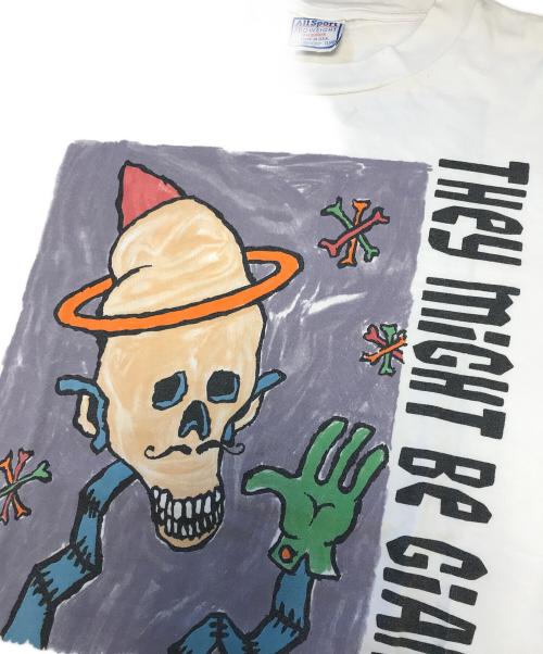 バンドTシャツ（バンドTシャツ）バンドTシャツ (バンドTシャツ) 90s They Might Be Giants(ゼイ・マイト・ビー・ジャイアンツ) バンドTシャツ ホワイト サイズ:XLの古着・服飾アイテム