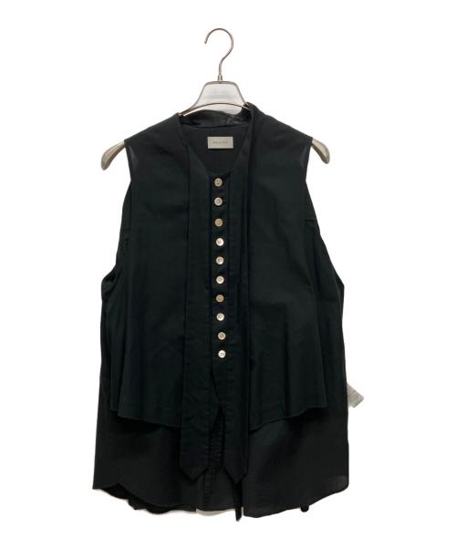BED J.W. FORD（ベッドフォード）BED J.W. FORD (ベッドフォード) Ensemble tie shirt ブラックの古着・服飾アイテム