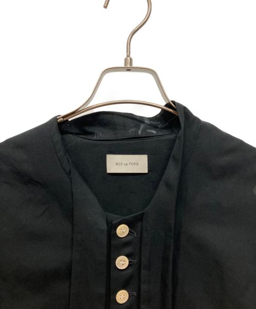 BED J.W. FORD（ベッドフォード）BED J.W. FORD (ベッドフォード) Ensemble tie shirt ブラックの古着・服飾アイテム