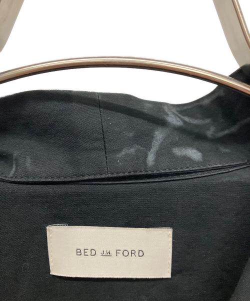 BED J.W. FORD（ベッドフォード）BED J.W. FORD (ベッドフォード) Ensemble tie shirt ブラックの古着・服飾アイテム