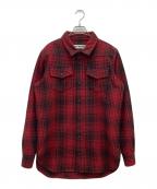 OFFWHITEオフホワイト）の古着「チェックシャツ」｜レッド×ブラック
