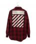 OFFWHITE (オフホワイト) チェックシャツ レッド×ブラック サイズ:S：16000円