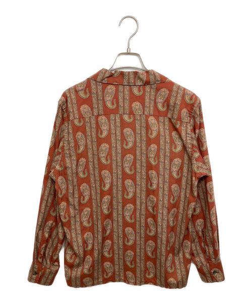 Needles（ニードルズ）Needles (ニードルズ) Classic Shirt Paisley オレンジ×グリーン サイズ:Sの古着・服飾アイテム