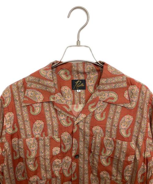 Needles（ニードルズ）Needles (ニードルズ) Classic Shirt Paisley オレンジ×グリーン サイズ:Sの古着・服飾アイテム