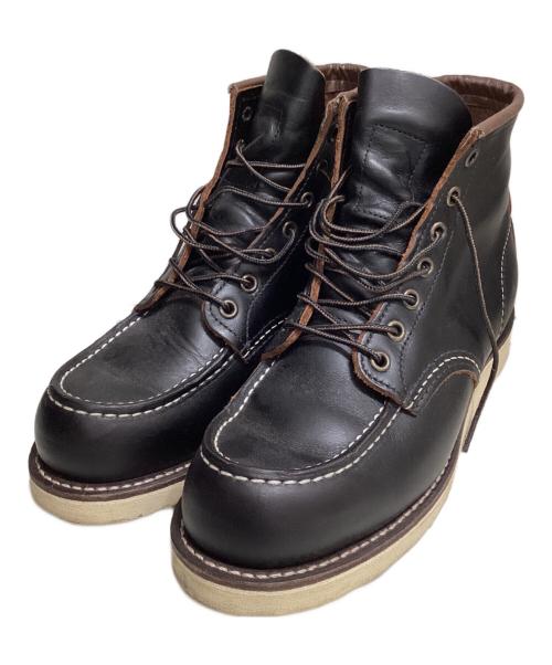 RED WING（レッドウィング）RED WING (レッドウィング) 6-INCH CLASSIC MOC/茶芯 ブラック サイズ:25の古着・服飾アイテム
