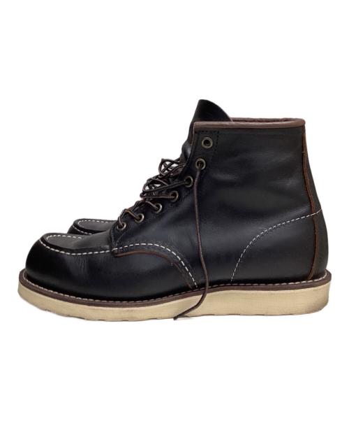 RED WING（レッドウィング）RED WING (レッドウィング) 6-INCH CLASSIC MOC/茶芯 ブラック サイズ:25の古着・服飾アイテム