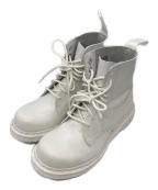 Dr.Martens×MM6 Maison Margielaドクターマーチン×エムエムシックスメゾンマルジェラ）の古着「8ホールブーツ/1460 TWIST MM6」｜ホワイト