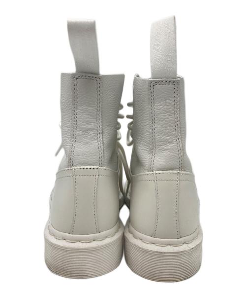 Dr.Martens（ドクターマーチン）Dr.Martens (ドクターマーチン) MM6 Maison Margiela (エムエムシックスメゾンマルジェラ) 8ホールブーツ/1460 TWIST MM6 ホワイト サイズ:UK6の古着・服飾アイテム