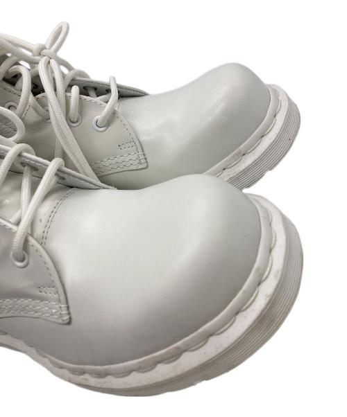 Dr.Martens（ドクターマーチン）Dr.Martens (ドクターマーチン) MM6 Maison Margiela (エムエムシックスメゾンマルジェラ) 8ホールブーツ/1460 TWIST MM6 ホワイト サイズ:UK6の古着・服飾アイテム