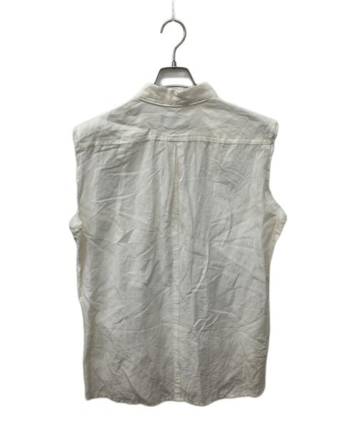 ensou（エンソウ）ensou (エンソウ) ノースリーブリボンシャツ アイボリー サイズ:Lの古着・服飾アイテム