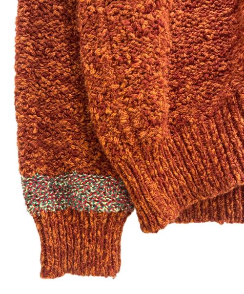 MARNI（マルニ）MARNI (マルニ) ジップアップニット オレンジ サイズ:48の古着・服飾アイテム