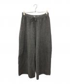 nonnotteノノット）の古着「YAK Knit Pants Extra Wide」｜グレー