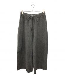 nonnotte（ノノット）の古着「YAK Knit Pants Extra Wide」｜グレー