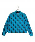 PRADAプラダ）の古着「Rabbit Zip Up Blouson」｜ブルー×ブラック