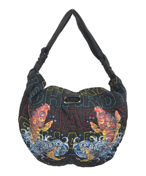 Ed Hardy（エド ハーディー）Ed Hardy (エド ハーディー) キルティングハンドバッグ ブラック サイズ:表記なしの古着・服飾アイテム