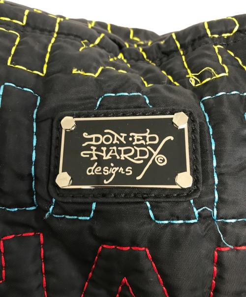 Ed Hardy（エド ハーディー）Ed Hardy (エド ハーディー) キルティングハンドバッグ ブラック サイズ:表記なしの古着・服飾アイテム