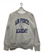 Champion REVERSE WEAVEチャンピオン リバース ウィーブ）の古着「USAFA クルーネックスウェットシャツ」｜グレー