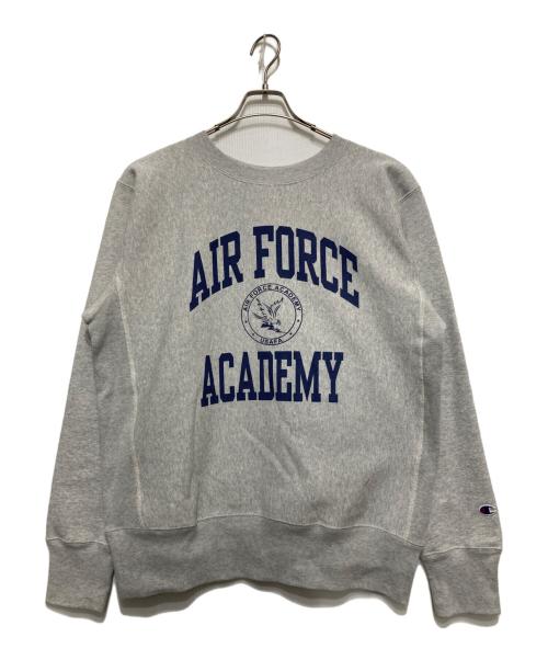 Champion REVERSE WEAVE（チャンピオン リバース ウィーブ）Champion REVERSE WEAVE (チャンピオン リバース ウィーブ) USAFA クルーネックスウェットシャツ グレー サイズ:XXL 未使用品の古着・服飾アイテム
