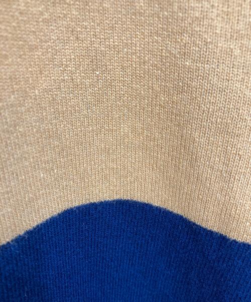 SEBAGO（セバゴ）SEBAGO (セバゴ) メリノウールニットポロシャツ ネイビー×イエロー サイズ:Ｌ 未使用品の古着・服飾アイテム