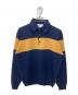 SEBAGO（セバゴ）の古着「メリノウールニットポロシャツ」｜ネイビー×イエロー