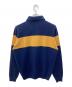 SEBAGO (セバゴ) メリノウールニットポロシャツ ネイビー×イエロー サイズ:Ｌ 未使用品：8000円