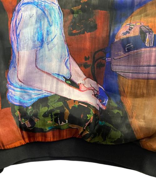 J.W.ANDERSON（ジェイダブリューアンダーソン）J.W.ANDERSON (ジェイダブリューアンダーソン) グラフィックスウェットシャツ ブルー サイズ:Ｓの古着・服飾アイテム