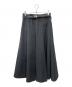 HARDY NOIR（アルディーノアール）の古着「Wool twill belted Tucked skirt」｜グレー