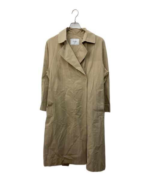 SLOBE IENA（スローブ イエナ）SLOBE IENA (スローブ イエナ) ロングトレンチコート ベージュ サイズ:36の古着・服飾アイテム