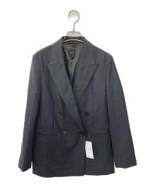 Spick and Span（スピック＆スパン）の古着「ウールブレンドダブルブレストジャケット」｜グレー