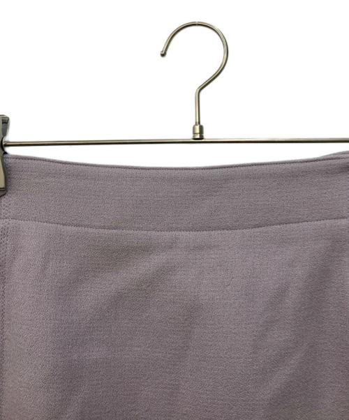 ebure（エブール）EBURE (エブール) ジョーゼットフリンジスカート パープル サイズ:36 未使用品の古着・服飾アイテム