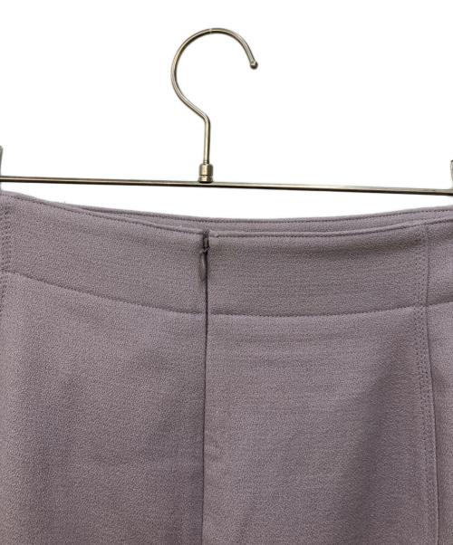 ebure（エブール）EBURE (エブール) ジョーゼットフリンジスカート パープル サイズ:36 未使用品の古着・服飾アイテム