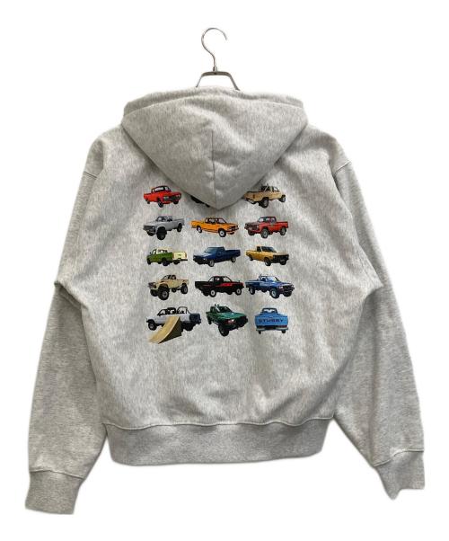 stussy（ステューシー）stussy (ステューシー) PICK UP ZIP HOOD グレー サイズ:XL 未使用品の古着・服飾アイテム