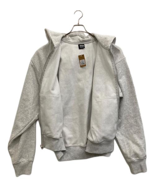 stussy（ステューシー）stussy (ステューシー) PICK UP ZIP HOOD グレー サイズ:XL 未使用品の古着・服飾アイテム