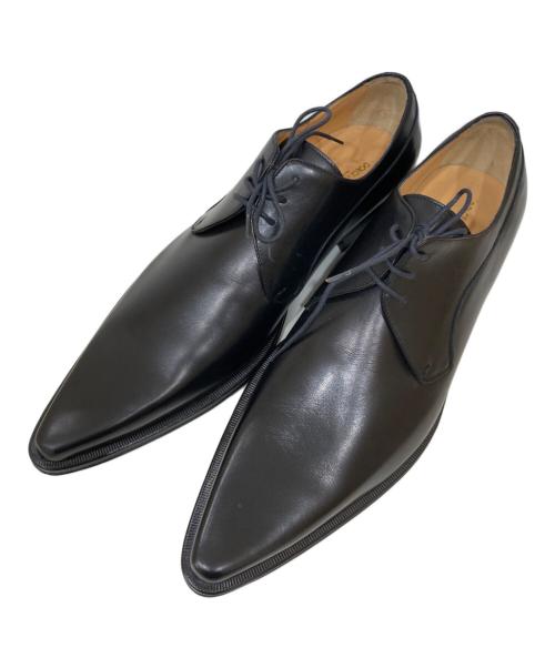 DOLCE & GABBANA（ドルチェ＆ガッバーナ）DOLCE & GABBANA (ドルチェ＆ガッバーナ) ロングノーズシューズ ブラック サイズ:9の古着・服飾アイテム